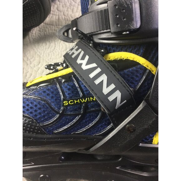 Schwinn ABEC-5 Adjustable Inline Skates Blue w/Black Frame*Kids Size 1-4 - Picture 4 of 8